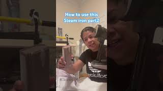 How to use this Steam iron part2 🇺🇸AMERICA [upl. by Masry]