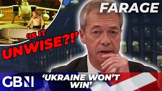 Nigel Farage OPPOSES Labours worrying decision to allow Ukraine to use its missiles NOT wise [upl. by Egnalos807]