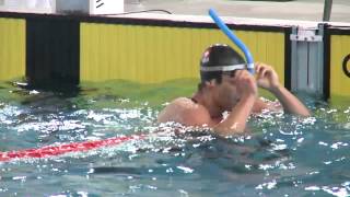 24th European Finswimming Championship Nuoto Pinnato Lignano 50 bf m [upl. by Gardas969]