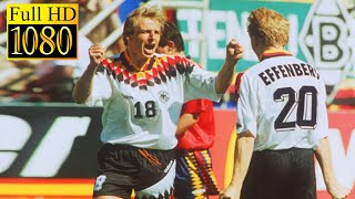 Germany  Spain World Cup 1994  Full highlight  1080p HD  Lothar Matthäus  Jürgen Klinsmann [upl. by Akerdal]