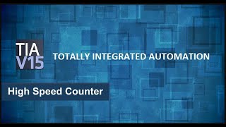 Siemens S71200 HSC HighSpeed Counter  Encoder Configuration Tia Portal Programming [upl. by Minoru]