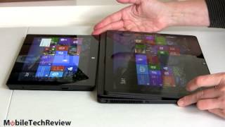 Sony VAIO Flip 13 vs Microsoft Surface Pro 2 Comparison Smackdown [upl. by Trevor]