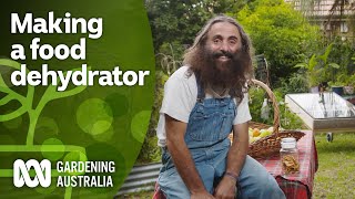 How to make your own solar food dehydrator  DIY Garden Projects  Gardening Australia [upl. by Nodnar]