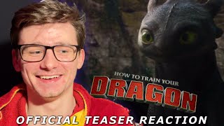 How To Train Your Dragon 2025  Official Teaser  Reaction  Thoughts [upl. by Ycrem]