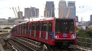 Docklands Light Railway in London 2015 [upl. by Assyral]