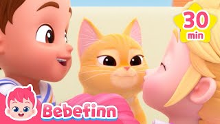 The Ginger Cat Boo and Bebefinn Family Songs  more compilation  Nursery Rhymes for Kids [upl. by Naot]