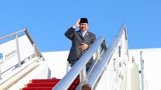 Dari Beijing Presiden Prabowo Bertolak Menuju Washington DC 10 November 2024 [upl. by Beckett]