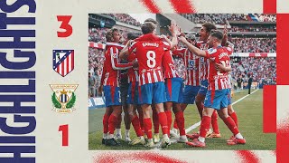 HIGHLIGHTS  Atlético de Madrid 31 Leganés  LaLiga  Jornada 10  Temporada 20242025 [upl. by Luap46]