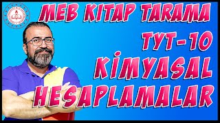 MEB Tüm Kitapların Taranması  2024  TYT 010  Kimyasal Hesaplamalar [upl. by Tobin362]