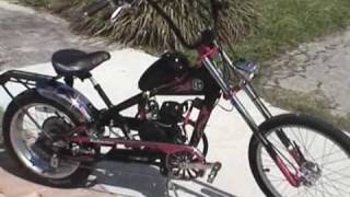 Motorized Schwinn OCC Stingray Chopper Bicycle [upl. by Arhas]