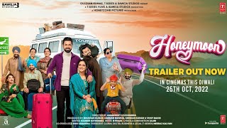 Honeymoon ਹਨੀਮੂਨ Trailer  Gippy Grewal Jasmin Bhasin  Amarpreet Harman Baweja  Bhushan Kumar [upl. by Klotz836]