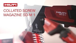 INTRODUCING the Hilti SDM 1 collated screw system featured at INTEX 2014 [upl. by Leanna]