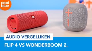 JBL Flip 4 vs UE wonderboom 2  Audio vergelijken [upl. by Atteuqaj888]