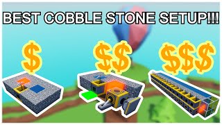 6 Best Starter Cobble Stone Makers At 6 Different Prices BLOCK TYCOON [upl. by Mitchael]