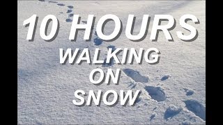 Walking on Snow  Relaxing Nature Sounds 10 Hours [upl. by Droflim44]