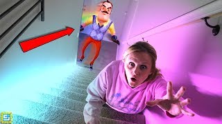 HELLO NEIGHBOR in the Dark BASEMENT Surprise GIANT LEGO LOCK UP [upl. by Bellda]