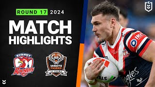 NRL 2024  Roosters v Wests Tigers  Match Highlights [upl. by Leohcin]