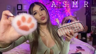 ASMR  Mean Girl Does Your Makeup Roleplay💄Personal attention Inaudible whispers [upl. by Anej203]