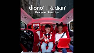 Diono® Radian® AllinOne Convertible Car Seat  3Across  Road Trip [upl. by Llenram]