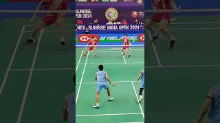 FAJAR ALFIANMUHAMMAD RIAN VS KANG MIN HYUKSEO SEUNG JAE MENS DOUBLES rally [upl. by Yrogerg]