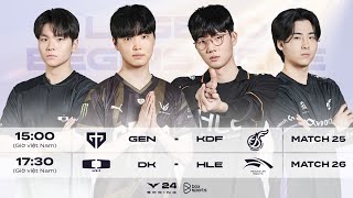 Bình Luận Tiếng Việt GEN vs KDF  DK vs HLE  Tuần 3 Ngày 3  LCK Mùa Xuân 2024 [upl. by Mireielle]