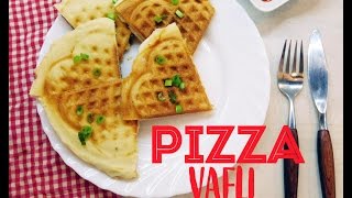 Pizza vafli  Pizza galete  Punjeni bakin kolač [upl. by Nivan]