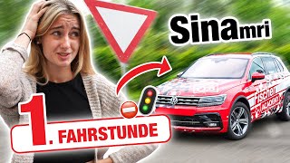 Erste Fahrstunde Schaltung mit Sinamri 😨  Fischer Academy [upl. by Esta]