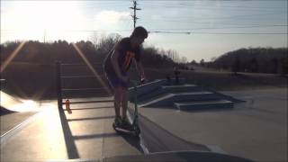 Delafield Skatepark Scootering [upl. by Drugge460]