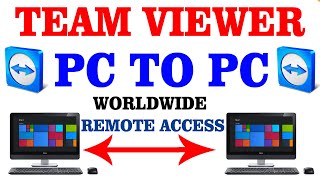 How To Use Team Viewer  TeamViewer PC To PC Worldwide Access [upl. by Imelda162]