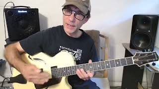 The Dorian Mode Riffs amp Application  Frank Vignola Improv Class [upl. by Tirb]