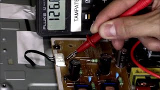 LED LCD TV REPAIR sound but no picture black screen dark picture pt1 [upl. by Pierson]