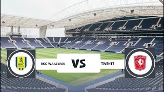 RKC WAALWIJK VS TWENTE [upl. by Aryhs]