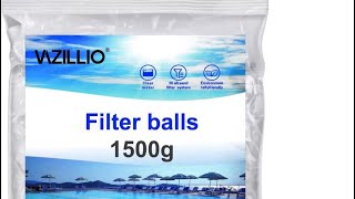 VAZILLIO 33 lbs Pool Filter Balls Review [upl. by Ark228]