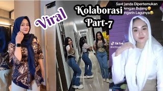 part7 Viral kolaborasi tiktok goyang dance asiiiik sampai bawahfypppp2024 [upl. by Ariella]