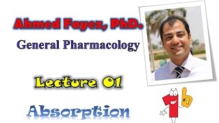 Pharmacology  01 Absorption  فارماكولوجي  01 امتصاص الدواء [upl. by Ahslek]