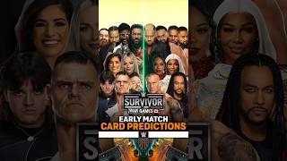 WWE Survivor Series 2024  Early Card v4 Bevelock Shorts SurvivorSeries WWESurvivorSeries [upl. by Kenyon]