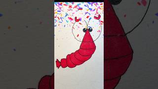 Simple drawing ideas  Step by step Drawing for kids🦞 [upl. by Enined411]