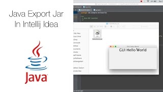 Java Export Jar In Intellij Idea  3 [upl. by Reyotal]