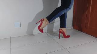 ASMR My red heels relaxing video [upl. by Deering669]