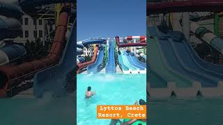 Lyttos Beach Hotel Crete waterpark in your hotel Greece Hotel [upl. by Giaimo]