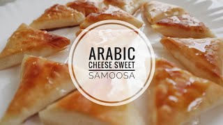 SWEET CREAM CHEESE MINI SAMOOSA  ARABIC SWEET  RAMADAN SPECIAL [upl. by Benil]