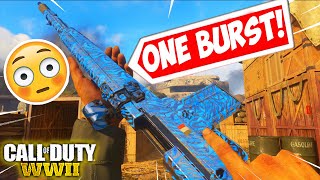 The One Burst Rifle in COD WW2 ITRA Burst Best Class Setup [upl. by Wahkuna]