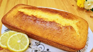 CAKE AU CITRON TRÈS FACILE vous ferez ce cake moelleux tous les jours un délice 😋 [upl. by Ysset]