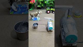 Mini motor water pump project cow video  19 [upl. by Burnside]