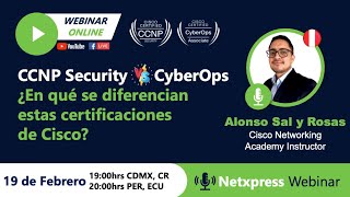 CCNP Security vs CyberOps ¿En qué se diferencian [upl. by Ttenneb663]