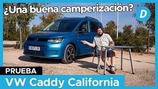 Volkswagen Caddy California ¿merece la pena esta MINICAMPER  Prueba de furgonetas  Diariomotor [upl. by Gine209]