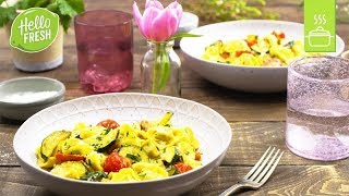 Vegetarische Tortellini Pfanne  Schnelle Rezepte [upl. by Nynahs]