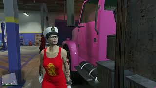 GTAV Salvage Yard Tow Truck Service Benefactor Schafter 2142 [upl. by Upton387]