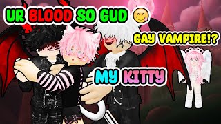 Reacting to Roblox Story  Roblox gay story 🏳️‍🌈 POLY RELATIONSHIP WITH VAMPIRE PRINCES [upl. by Laekim26]