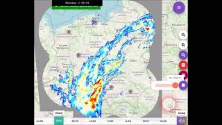Powódź 1216092024 Dane radarowe IMGW [upl. by Eedebez817]